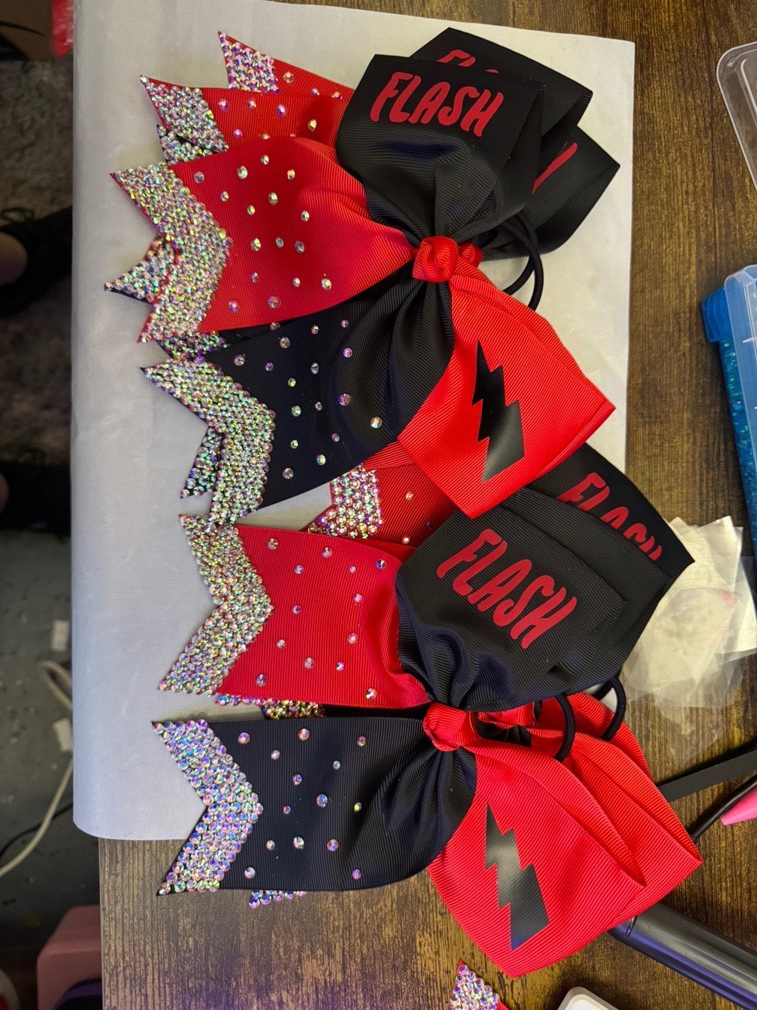 Custom Sports Hair Bows