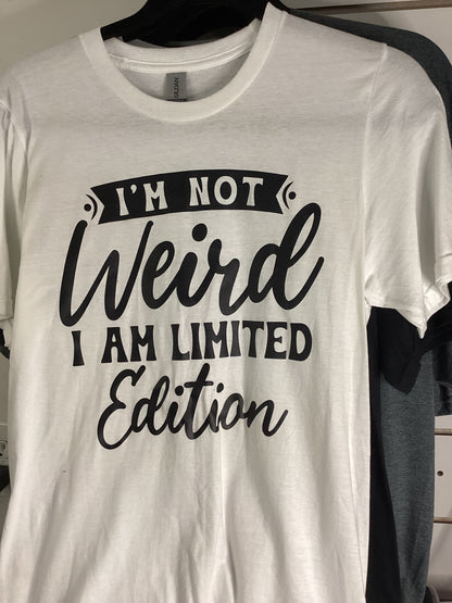 I’m not weird!