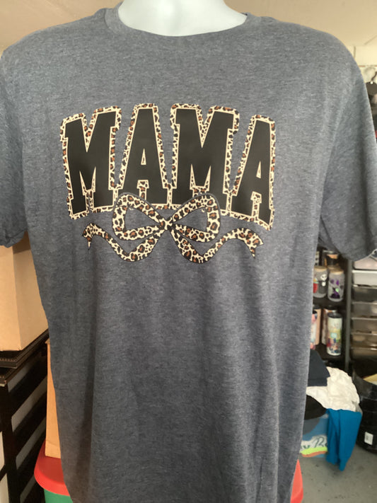 Mama Leopard Bow Tee